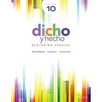 Dicho Y Hecho: Beginning Spanish von John Wiley & Sons Inc