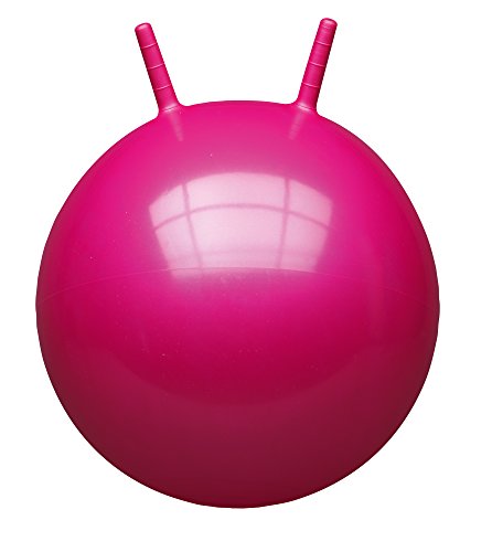 John 59008 - Sprungball Einfarbig (45-50 cm) - Hopperball, Hüpfball, Springball, Hopper Ball für Drinnen & Draußen - wiederaufblasbar, robust - Fitness für Kinder von John