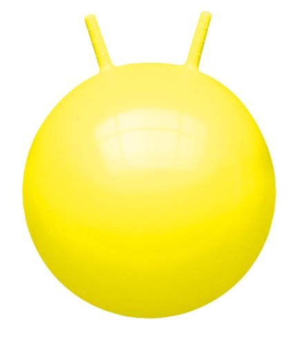 John 59008 - Sprungball Einfarbig (45-50 cm) - Hopperball, Hüpfball, Springball, Hopper Ball für Drinnen & Draußen - wiederaufblasbar, robust - Fitness für Kinder von John