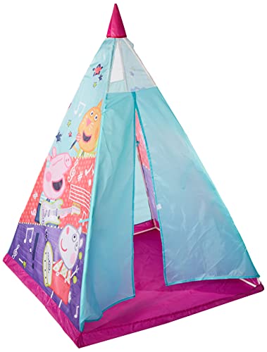 John Original Tipi Spielzelt Spielhaus Peppa Pig mit Kunststoffstangen, 72807 von John