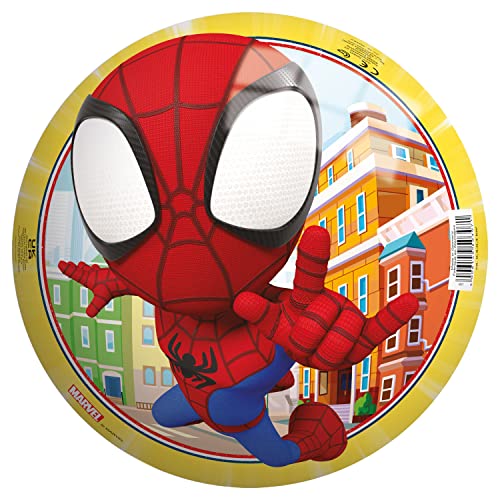 John Spiderman Spider-Man-9 23 cm Spielball Vinylball Kinderball, Mehrfarbig Globo - 50307 von John