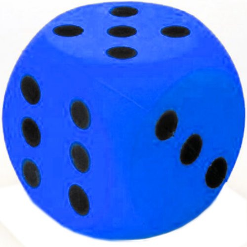 Spielwürfel Softwürfel Blau von John