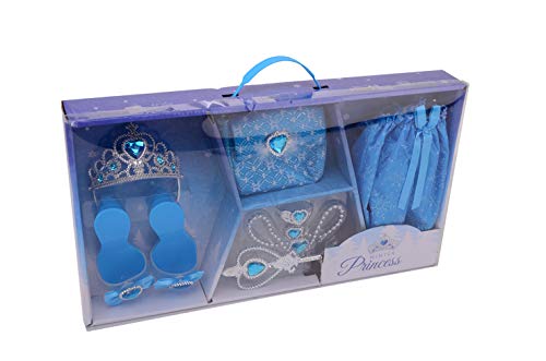 JohnToy 27560 Prinzessin Secret Eisprinzessin Geschenkset XL 9-teilig, Blau von JohnToy