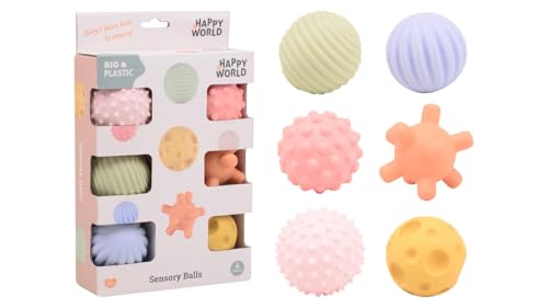 Johntoy Happy World Biomotorische und sensorische Bälle von JohnToy