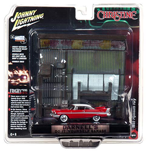 Auto World – Plymouth Fury – Christine – Diorama – 1/64 von Johnny Lightning