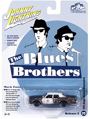 Johnny Lightning Blues Brothers 1974 Dodge Monaco (JLSP215) von Johnny Lightning