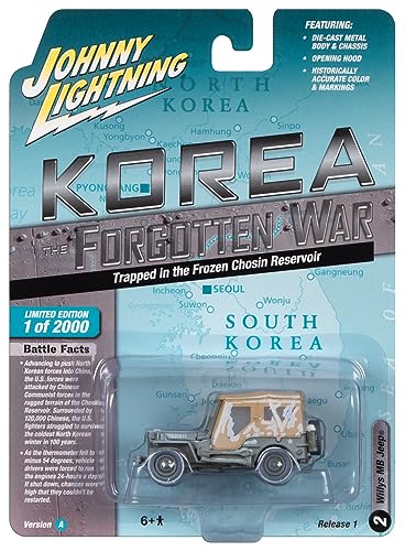 Johnny Lightning Korea Forgotten War Ver A Willys MB Jeep von Johnny Lightning