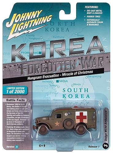 Johnny Lightning Korea Vergessener Krieg Ver A Dodge WC54 Krankenwagen von Johnny Lightning