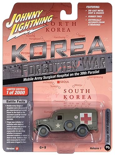 Johnny Lightning Korea Vergessener Krieg Ver B Dodge WC54 Krankenwagen von Johnny Lightning