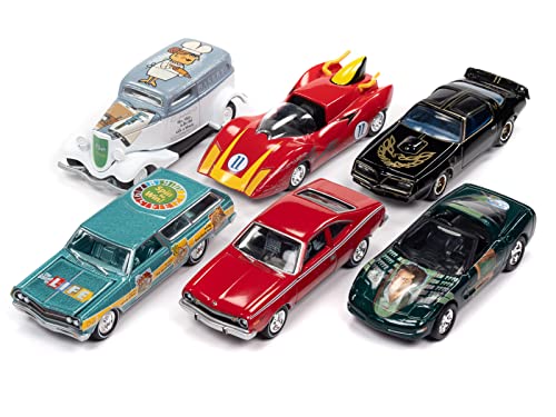 Johnny Lightning Pop Culture 2022 Release 4 (6-Car Sealed Case) 1:64 Diecast von Johnny Lightning