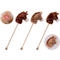 Stockpferd mit Sound 23x27x98cm 3fach sortiert von Johntoy