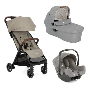 Joie Kinderwagen Pact Pro Kompakt Oak inkl. Ramble XL & i-Snug 2 Pebble von Joie