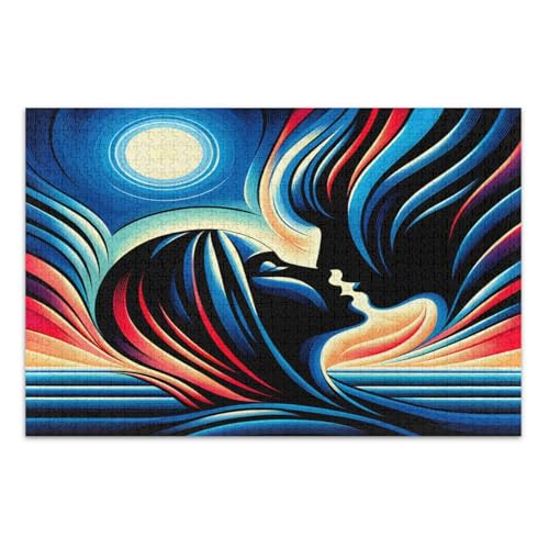 Cosmic Romance Buntes Puzzle, Puzzles für Erwachsene, mit Buchstaben auf der Rückseite, 1000 Teile Puzzles für Erwachsene Cosmic Romance Buntes Puzzle, Puzzles für Erwachsene, mit Buchstaben auf der Rückseite, 1000 Teile Puzzles für Erwachsene von Joitme