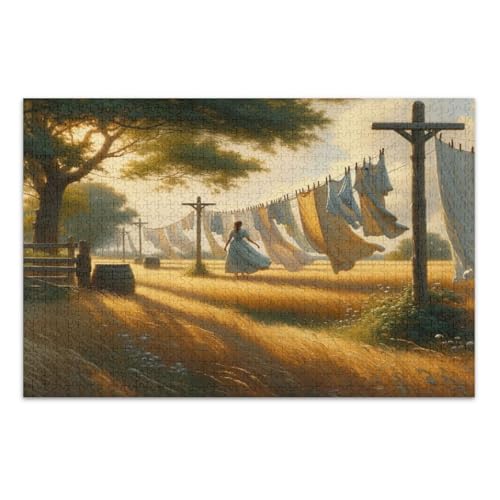 Peaceful Laundry Day Beige Puzzles Jigsaw, 1000 Teile Puzzle für Erwachsene, mit Buchstaben auf der Rückseite, lustige Erwachsenenpuzzles Peaceful Laundry Day Beige Puzzles Jigsaw, 1000 Teile Puzzle für Erwachsene, mit Buchstaben auf der Rückseite, lustige Erwachsenenpuzzles von Joitme