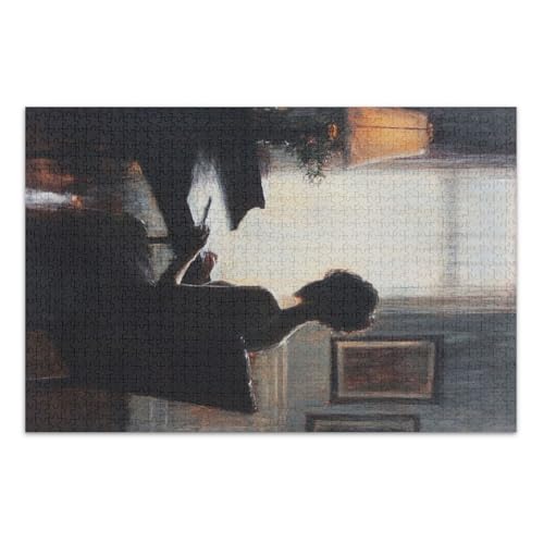 Silhouette Frau Lesen Blau Puzzle Puzzles 1000 Teile für Erwachsene mit Buchstaben auf Rückseite Lustige Puzzles Silhouette Frau Lesen Blau Puzzle Puzzles 1000 Teile für Erwachsene mit Buchstaben auf Rückseite Lustige Puzzles von Joitme