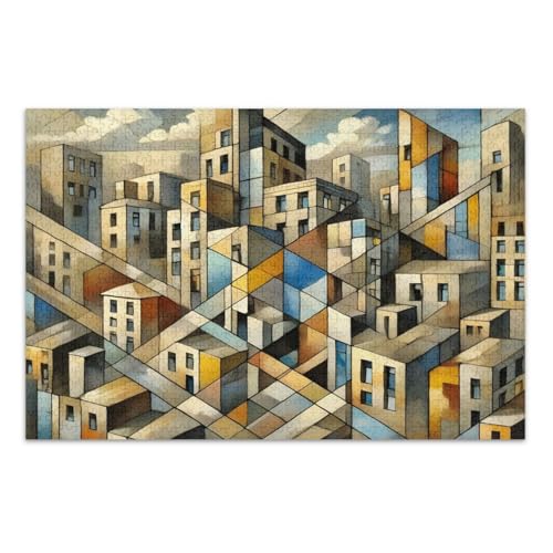 Urban Landscape Beige Jigsaws Puzzles Erwachsene Puzzles mit Buchstaben auf Rückseite Erwachsene Puzzle 1000 Teile Urban Landscape Beige Jigsaws Puzzles Erwachsene Puzzles mit Buchstaben auf Rückseite Erwachsene Puzzle 1000 Teile von Joitme