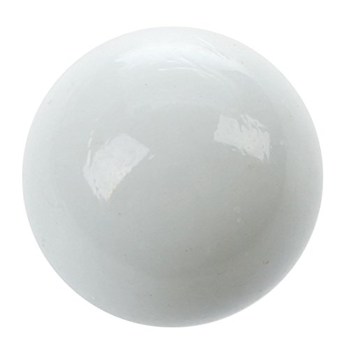 Jojomino 10 Stück Murmeln 16 mm Glas Murmeln Knicker Glaskugeln Dekoration Farbe Nuggets Spielzeug Weiß von Jojomino