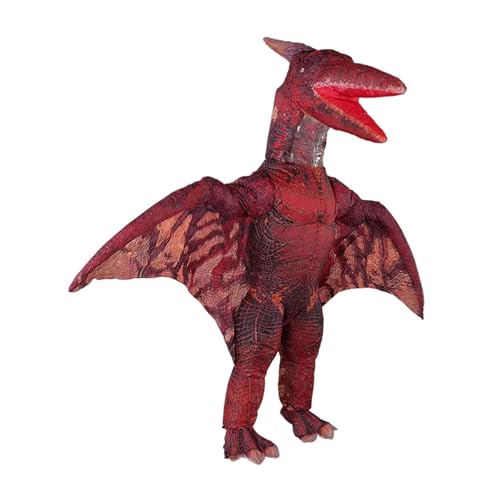 Aufblasbares Dinosaurier-Kostüm für Erwachsene, T-Rex, Jurassic-Cosplay-Kostüm für Halloween-Party, Maskerade, Rot Aufblasbares Dinosaurier-Kostüm für Erwachsene, T-Rex, Jurassic-Cosplay-Kostüm für Halloween-Party, Maskerade, Rot von Jojomis