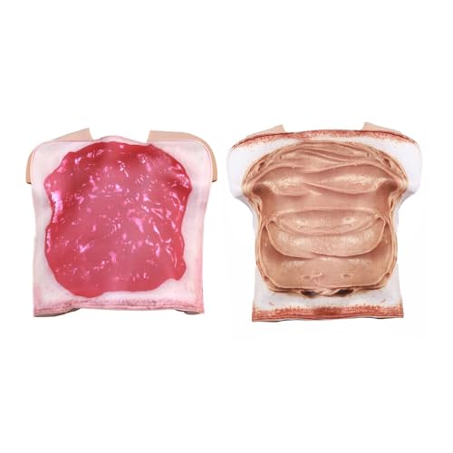 Halloween-Kostüme für Paare, Brotscheiben, für Erwachsene, Bühnenauftritte, 2 Stück von Jojomis