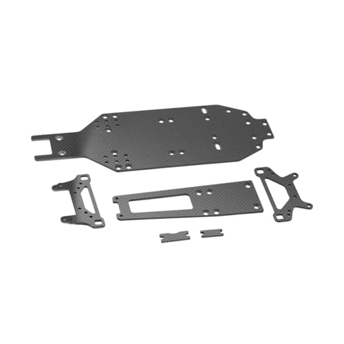 Jojomis 1:10 Carbon Fiber RC Car Chassis - Leichte Upgrade-Bodenplatte für RC-Modellautos, langlebiges Ersatzteil für TA02 und 1/10 Scale RC Fahrzeuge, einfach zu installieren Jojomis 1:10 Carbon Fiber RC Car Chassis - Leichte Upgrade-Bodenplatte für RC-Modellautos, langlebiges Ersatzteil für TA02 und 1/10 Scale RC Fahrzeuge, einfach zu installieren von Jojomis