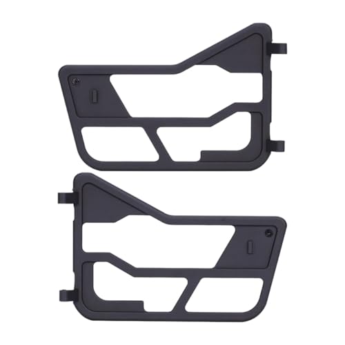 Jojomis 2 x RC Crawler dekoratives Tür-Set, Aluminium-Legierung Rohrtüren für 1:10 RC Auto Trucks, DIY-Ersatz-Kit mit Schlosssäulen für Custom RC Crawler Zubehör von Jojomis