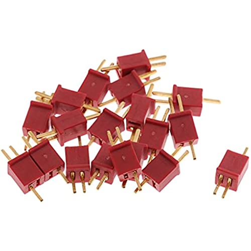 Jojomis 20 Stück Super Mini T Stecker Deans Connector Micro Deans Stecker Deans Connector Rc Lithium Nimh Akku Esc Motor Gold Jojomis 20 Stück Super Mini T Stecker Deans Connector Micro Deans Stecker Deans Connector Rc Lithium Nimh Akku Esc Motor Gold von Jojomis
