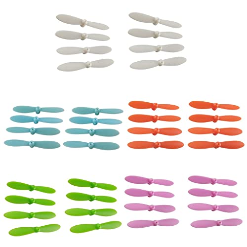 Jojomis 40 Stück Propeller Airscrew Propeller für Cheerson CX 10 Mini Drohne Multi Jojomis 40 Stück Propeller Airscrew Propeller für Cheerson CX 10 Mini Drohne Multi von Jojomis
