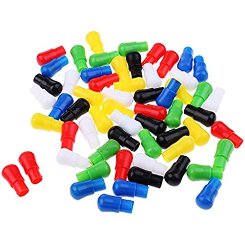 Jojomis 60 Stück mehrfarbige Ersatzklammern aus Kunststoff für chinesische Schachfiguren – stabile Spielfiguren für traditionelle chinesische Dame, 2,3 cm hoch Jojomis 60 Stück mehrfarbige Ersatzklammern aus Kunststoff für chinesische Schachfiguren – stabile Spielfiguren für traditionelle chinesische Dame, 2,3 cm hoch von Jojomis