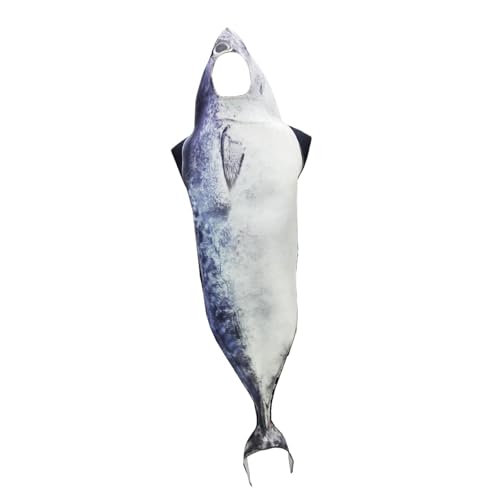 Jojomis Halloween-Kostüm für Erwachsene, Spandex Cosplay-Anzug für Karneval, Fasching, Themenpartys, 1 Stück- Fisch von Jojomis