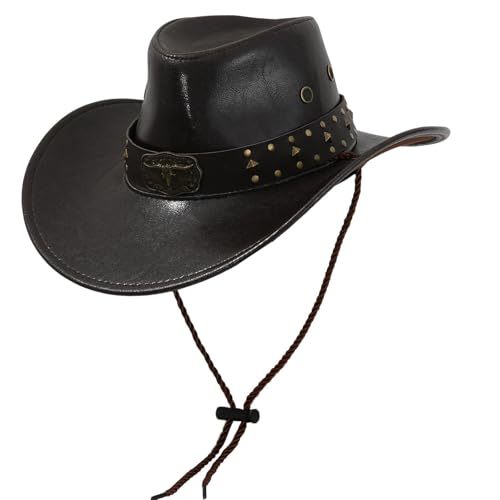 Jojomis Klassischer Western Cowboyhut für Halloween, Kostüm Cowboyhut für Damen und Herren, Universalgröße 56-58cm- stil n Jojomis Klassischer Western Cowboyhut für Halloween, Kostüm Cowboyhut für Damen und Herren, Universalgröße 56-58cm- stil n von Jojomis