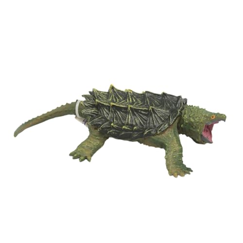 Schildkröten-Modellfigur, Tier-Ornament, Schreibtisch-Dekoration, Partyzubehör, Tortenaufsatz, Schildkrötenfigur, 14,5 x 8,9 x 4,5 cm von Jojomis