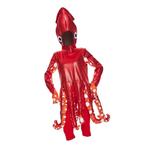 Squid Kostüm Erwachsene Cosplay Kostüm für Damen Herren Lustiges Squid Halloween Kostüm Rot Squid Kostüm Erwachsene Cosplay Kostüm für Damen Herren Lustiges Squid Halloween Kostüm Rot von Jojomis