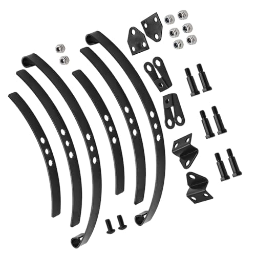 jojomis 1/14 Simulationsfeder-RC-Autoteil, professioneller Ersatz, schwarz, Hochleistungs-Metallzubehör für Traktor-LKW-Modelle, Fronthalterung jojomis 1/14 Simulationsfeder-RC-Autoteil, professioneller Ersatz, schwarz, Hochleistungs-Metallzubehör für Traktor-LKW-Modelle, Fronthalterung von Jojomis