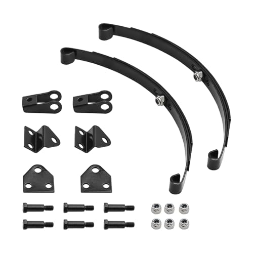 jojomis 1/14 Simulationsfeder-RC-Autoteil, professioneller Ersatz, schwarz, Hochleistungs-Metallzubehör für Traktor-LKW-Modelle, Rückhalterung jojomis 1/14 Simulationsfeder-RC-Autoteil, professioneller Ersatz, schwarz, Hochleistungs-Metallzubehör für Traktor-LKW-Modelle, Rückhalterung von Jojomis