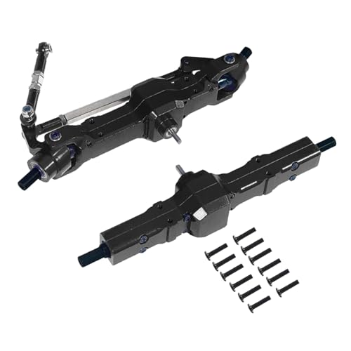 jojomis 1/16 RC Auto Vorder- und Hinterachse Montage Hochleistungs-Ersatzteile für WPL C14 C24 B14 B24 B16 B36 - Schwarz jojomis 1/16 RC Auto Vorder- und Hinterachse Montage Hochleistungs-Ersatzteile für WPL C14 C24 B14 B24 B16 B36 - Schwarz von Jojomis