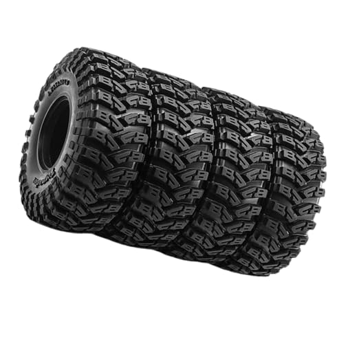 jojomis 4 Stück 1,9 Zoll RC Crawler Reifen Gummi mit Schaumstoffeinlage für SCX10 90046 D90 TRX4 TRX6 1/10 RC Crawler Einfache Montage Zubehör jojomis 4 Stück 1,9 Zoll RC Crawler Reifen Gummi mit Schaumstoffeinlage für SCX10 90046 D90 TRX4 TRX6 1/10 RC Crawler Einfache Montage Zubehör von Jojomis