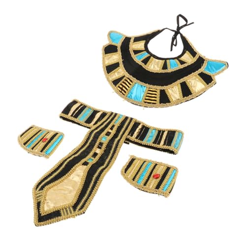 jojomis Ägyptischer Pharao, Kopfschmuck, Kostümzubehör mit Schlangenverzierung für Halloween, Cosplay, Bühnenshow, Set a jojomis Ägyptischer Pharao, Kopfschmuck, Kostümzubehör mit Schlangenverzierung für Halloween, Cosplay, Bühnenshow, Set a von Jojomis