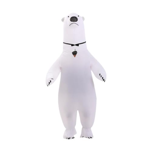 jojomis Aufblasbares Eisbär-Kostüm, Luftblasanzug, Cosplay-Kostüm für Halloween-Party, Maskerade, Rollenspiel, Tierkostüm jojomis Aufblasbares Eisbär-Kostüm, Luftblasanzug, Cosplay-Kostüm für Halloween-Party, Maskerade, Rollenspiel, Tierkostüm von Jojomis