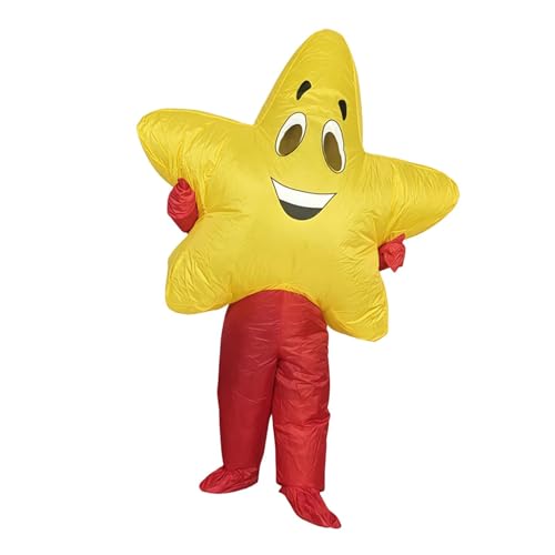 jojomis Aufblasbares Halloween-Kostüm, niedlich, für Erwachsene, lustig, für Geburtstagsparty, Cosplay, Rot jojomis Aufblasbares Halloween-Kostüm, niedlich, für Erwachsene, lustig, für Geburtstagsparty, Cosplay, Rot von Jojomis