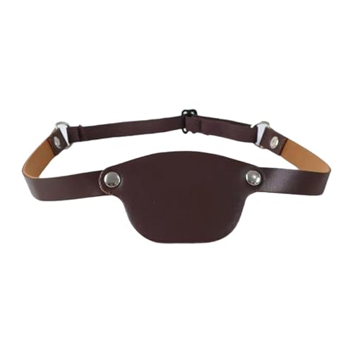 jojomis Cosplay Augenklappe Einzelauge, Neuheit Requisiten für Halloween Piraten Mittelalter Kostüm Party Supplies von Jojomis