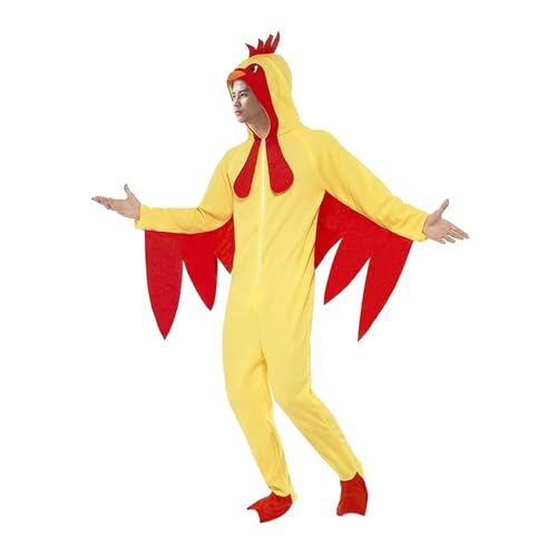 jojomis Hühner-Kostüm für Erwachsene, schönes Halloween-Kostüm für Party, Requisiten, Urlaub, Karneval, Größe S jojomis Hühner-Kostüm für Erwachsene, schönes Halloween-Kostüm für Party, Requisiten, Urlaub, Karneval, Größe S von Jojomis