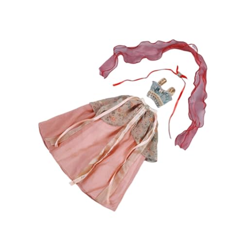 jojomis Lolita Style BJD Puppenkleid, 60 cm, elegantes Outfit-Set für SD13-Puppen, Miniatur-Foto-Requisite, Geburtstagsgeschenk, Rot jojomis Lolita Style BJD Puppenkleid, 60 cm, elegantes Outfit-Set für SD13-Puppen, Miniatur-Foto-Requisite, Geburtstagsgeschenk, Rot von Jojomis