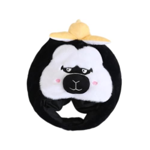 jojomis Plüsch-Kopfbedeckung, niedliche Tier-Kopfbedeckung für Urlaub, Bühne, Aufführung, Geburtstagsparty, Gastgeschenke, Kostümzubehör, 33 x 34 cm von Jojomis