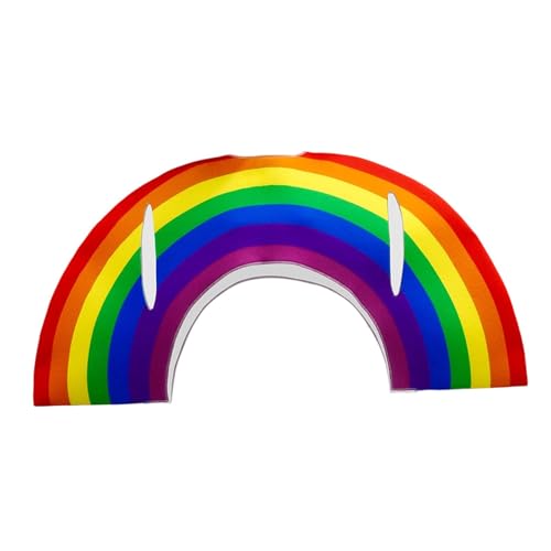 jojomis Regenbogen-Kostüm, Party, Cosplay, Requisite, Kleidung für Bühnenaufführung, Urlaub, 126 x 62 cm von Jojomis