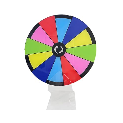 jojomis Tabletop Wheel Fortune Game 20cm Erasable Surface Heavy Duty Prize Turntable for Learning Party Carnival jojomis Tabletop Wheel Fortune Game 20cm Erasable Surface Heavy Duty Prize Turntable for Learning Party Carnival von Jojomis
