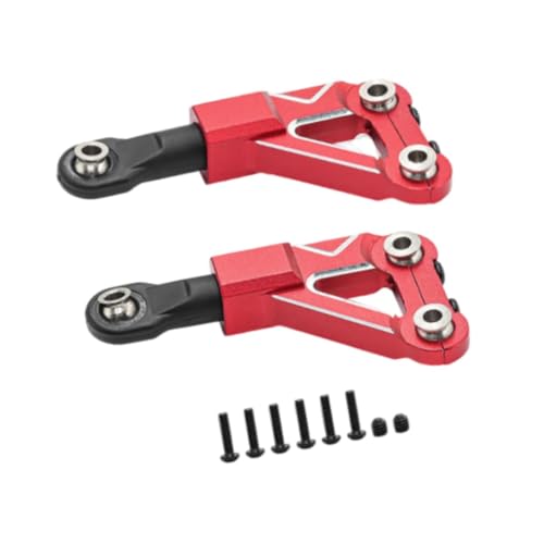 jojomis Vordere Oberarme mit Schraube für 1/10 RC Drift Cars, Zubehör, kompatibel mit 10533 Aluminiumlegierung, Upgrade-Kit, Rot jojomis Vordere Oberarme mit Schraube für 1/10 RC Drift Cars, Zubehör, kompatibel mit 10533 Aluminiumlegierung, Upgrade-Kit, Rot von Jojomis