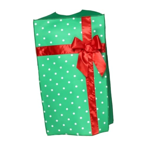 jojomis Weihnachtsgeschenkbox, Kostüm für Erwachsene, niedliches Weihnachts-Outfit, Rollenspiel, Motto-Party, Polyester, Einheitsgröße jojomis Weihnachtsgeschenkbox, Kostüm für Erwachsene, niedliches Weihnachts-Outfit, Rollenspiel, Motto-Party, Polyester, Einheitsgröße von Jojomis