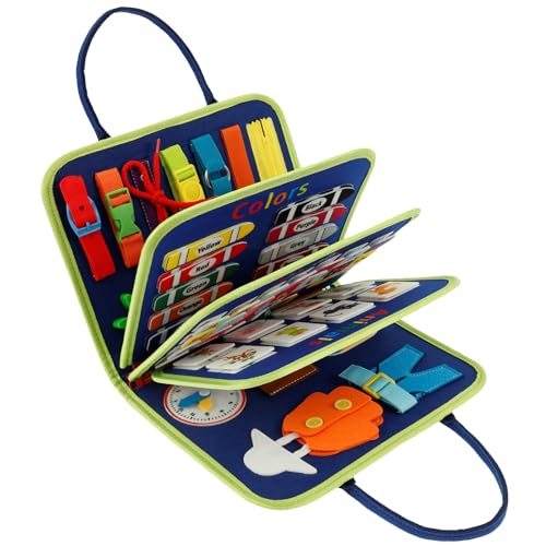 Jokapy Kleinkind fühlte Sich beschäftigt mit dem Handel mit tragbarem Kid Fish Lern ​​Board Bildungssusse für Kinder anwesend(blau) von Jokapy