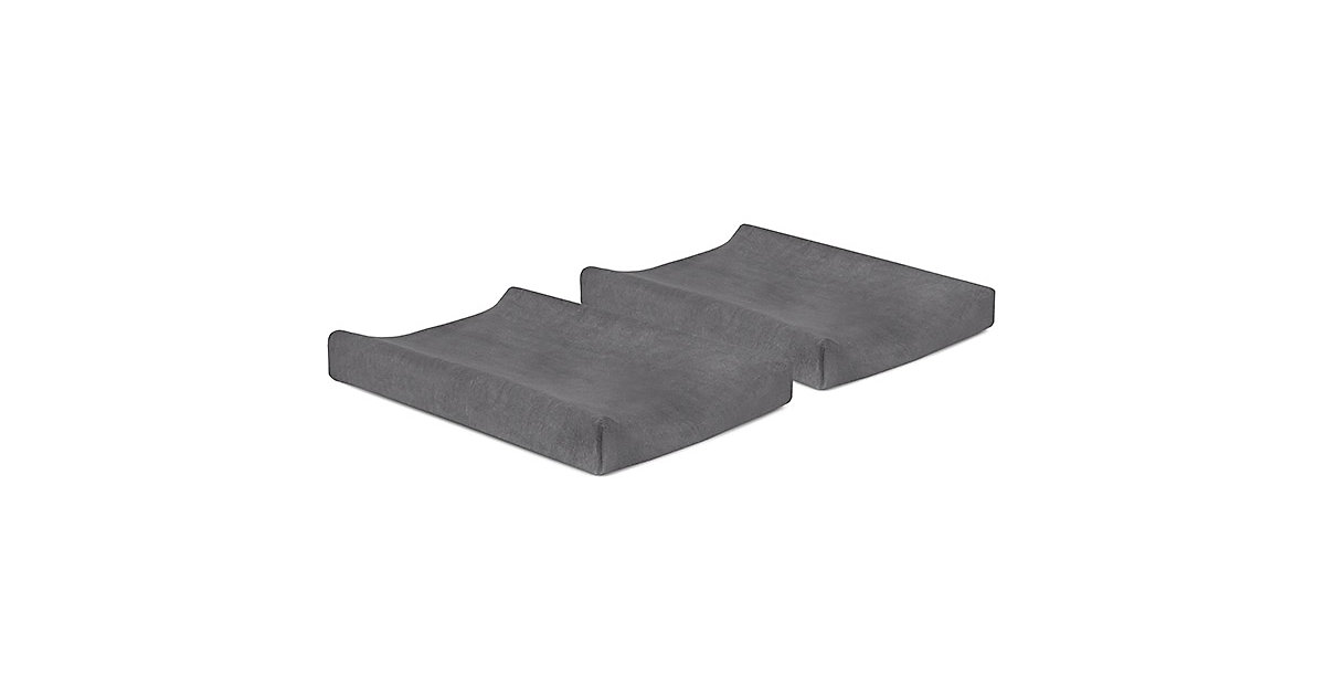 Bezug Wickelauflage, 50 x 70 cm, Storm grey 2er Set grau Kinder Bezug Wickelauflage, 50 x 70 cm, Storm grey 2er Set grau Kinder von jollein
