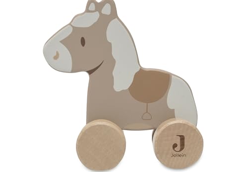 Jollein Holzspielzeug - Pferd auf Rädern - Ab 6 Monaten - 100% FSC Zertifiziert Jollein Holzspielzeug - Pferd auf Rädern - Ab 6 Monaten - 100% FSC Zertifiziert von Jollein